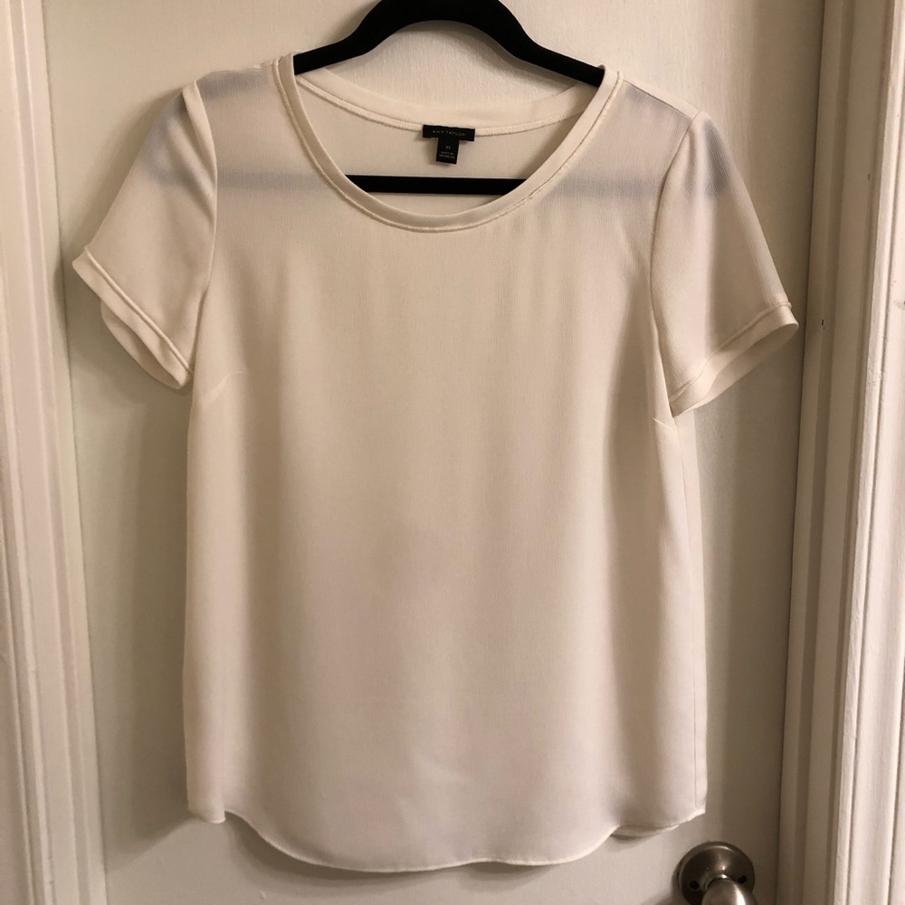 White Blouse by Ann Taylor - XS